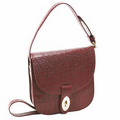 Parinda 11146 MAYA (Red) Textured Faux Leather Crossbody Bag